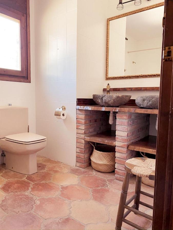 Villa Dos Calas - Bonita Villa De Estilo Rustico Y Piscina De Agua Salada L'Ametlla de Mar Eksteriør bilde
