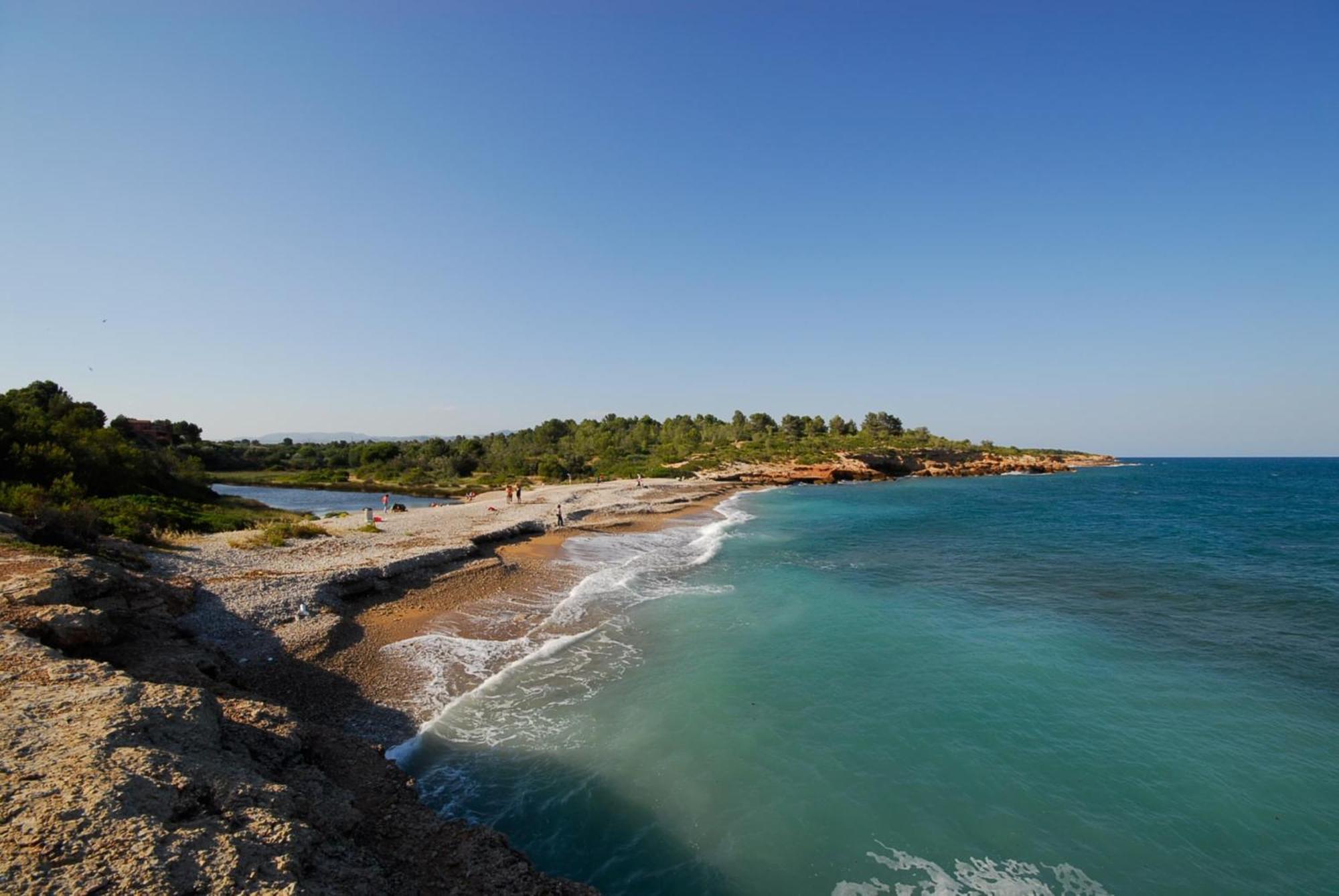 Villa Dos Calas - Bonita Villa De Estilo Rustico Y Piscina De Agua Salada L'Ametlla de Mar Eksteriør bilde