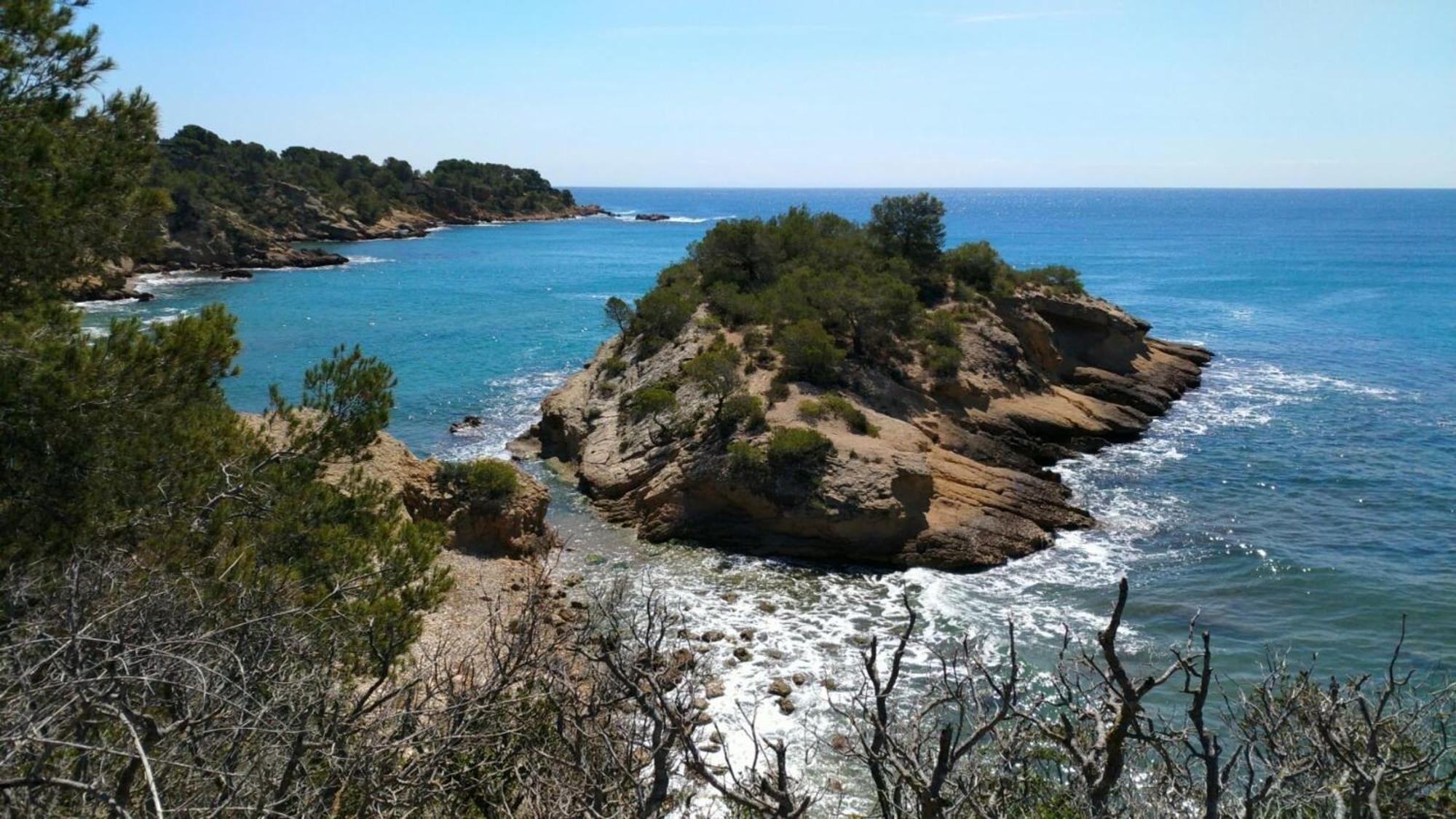 Villa Dos Calas - Bonita Villa De Estilo Rustico Y Piscina De Agua Salada L'Ametlla de Mar Eksteriør bilde