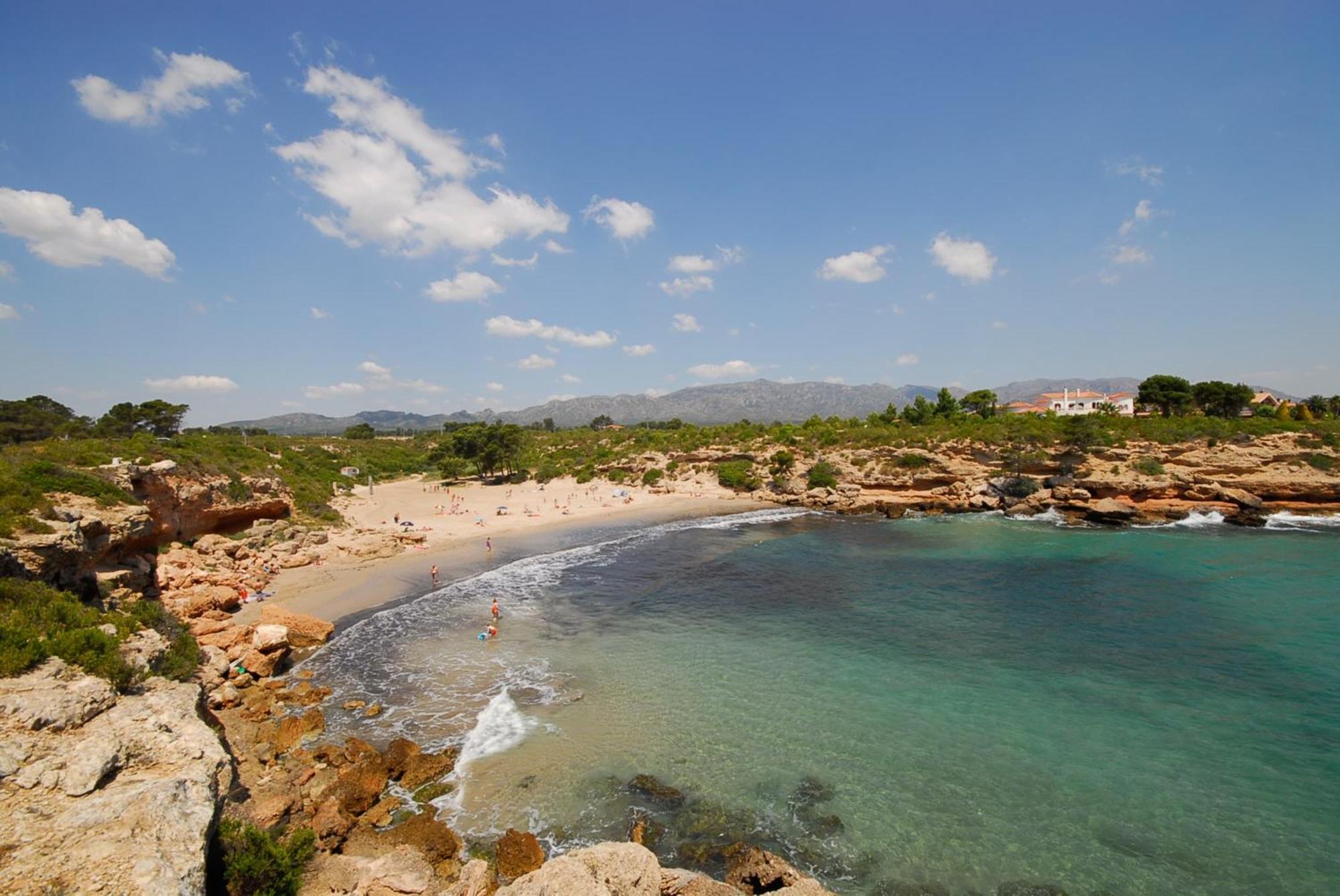 Villa Dos Calas - Bonita Villa De Estilo Rustico Y Piscina De Agua Salada L'Ametlla de Mar Eksteriør bilde