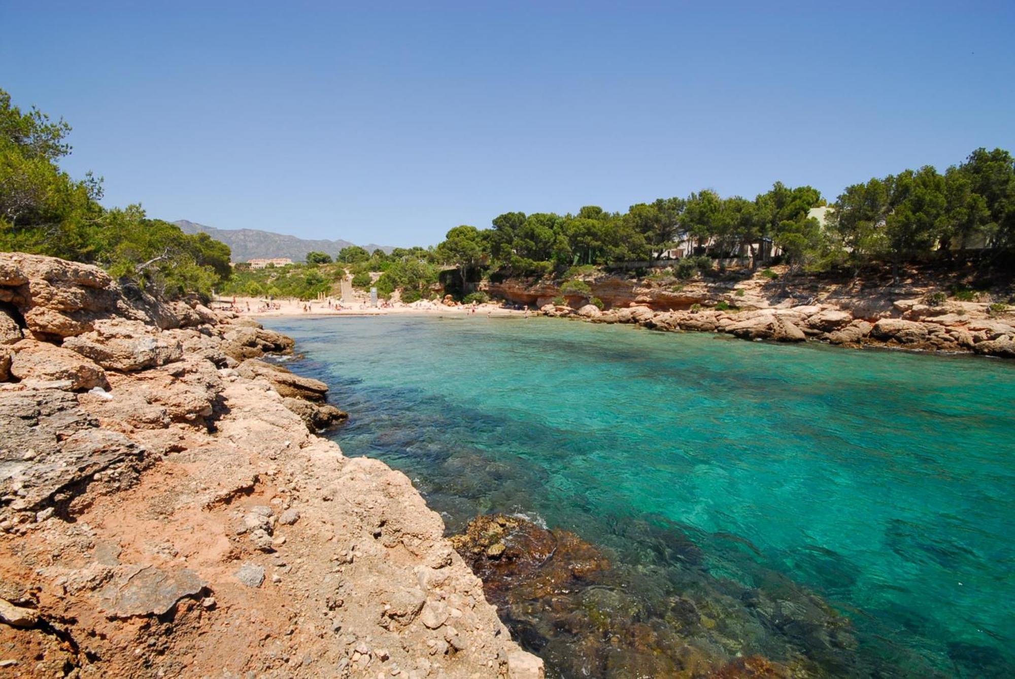 Villa Dos Calas - Bonita Villa De Estilo Rustico Y Piscina De Agua Salada L'Ametlla de Mar Eksteriør bilde