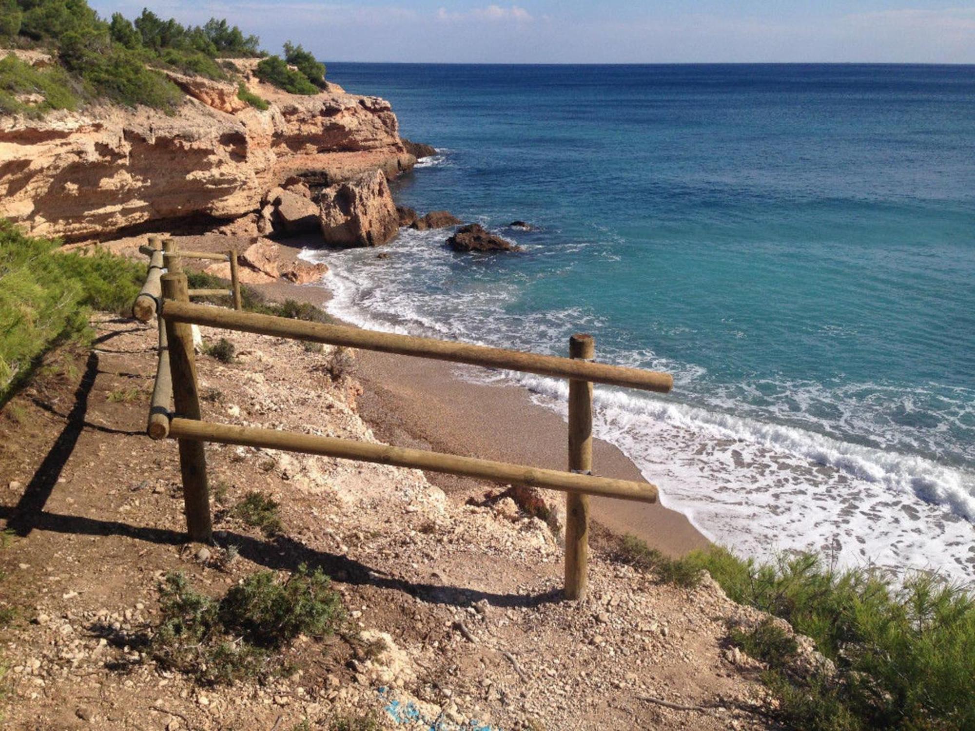 Villa Dos Calas - Bonita Villa De Estilo Rustico Y Piscina De Agua Salada L'Ametlla de Mar Eksteriør bilde